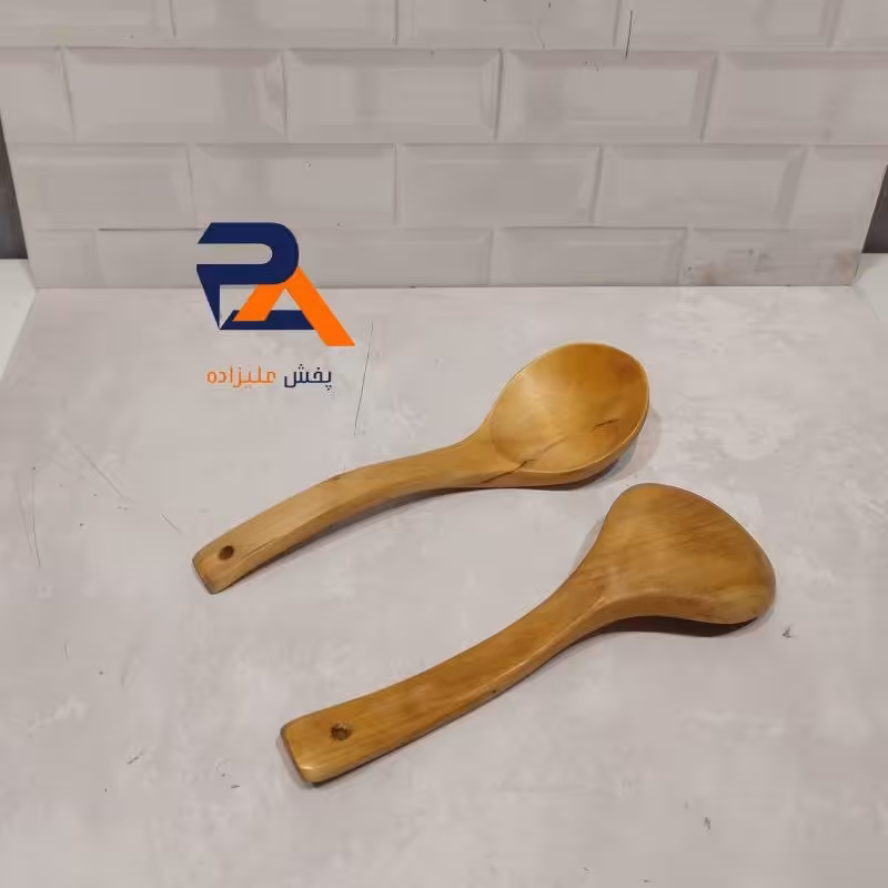 ملاقه چوبی بزرگ  خارجی دارای حلقه آویز  24سانتی باکیفیت 