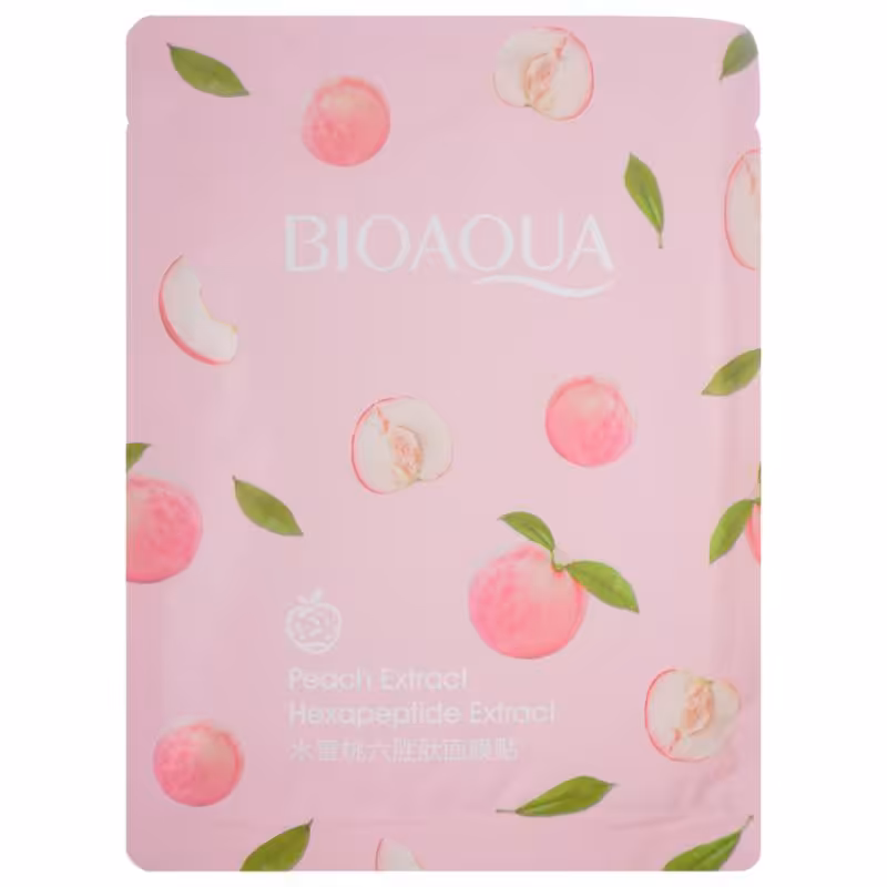 ماسک صورت ورقه ای مرطوب کننده حاوی عصاره هلو بیوآکوا وزن 25 گرمی
BIOAQUA Peach Extract Moisturizing Face Mask 25 gr