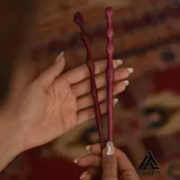 پین چوبی مو طرح کارن