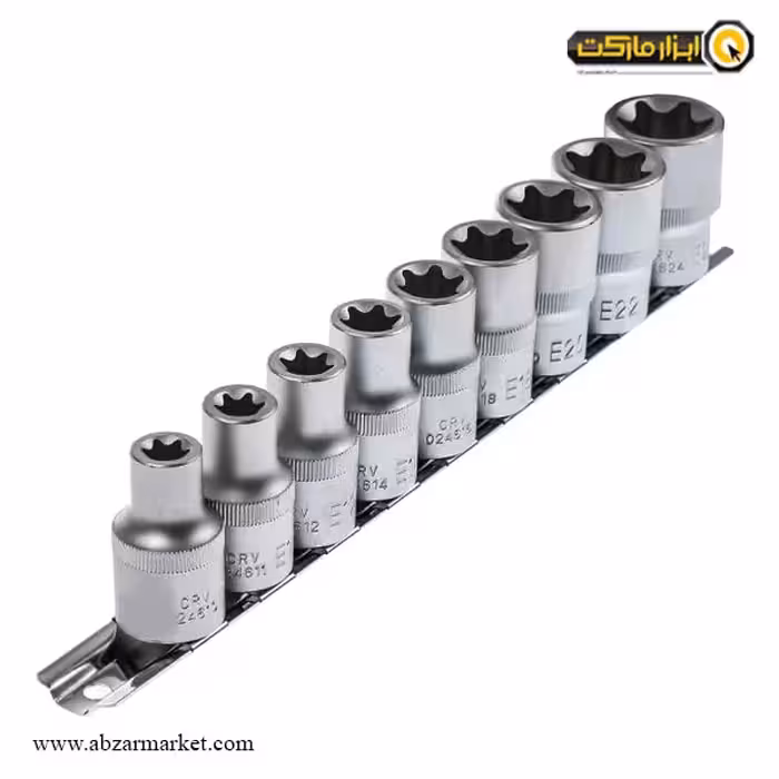 ست بکس ریلی تاپ تول 14 عددی ترکیبی ستاره ای مدل GAAR1402