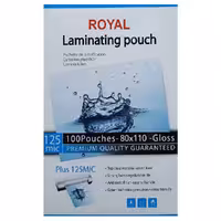 طلق پرس کارت 8 × 11 سانتی متر 125 میکرون خارجی بسته 100 عددی