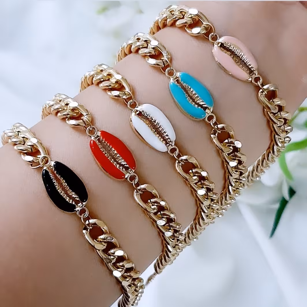 دستبند طرح صدف