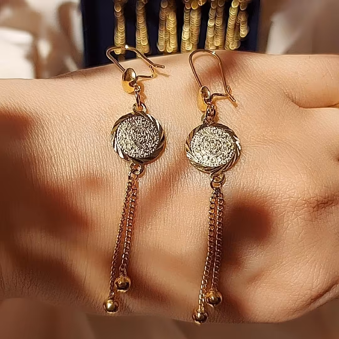گوشواره سکه ای استیل