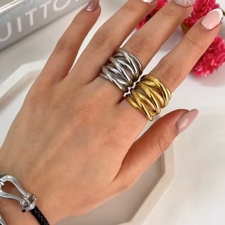 انگشتر استیل ژورنالی