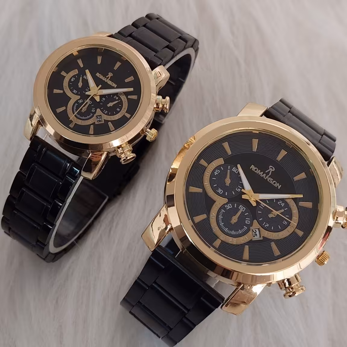 ست ساعت مچی رومانسون کد 11 همراه با شش ماه گارانتی موتور 