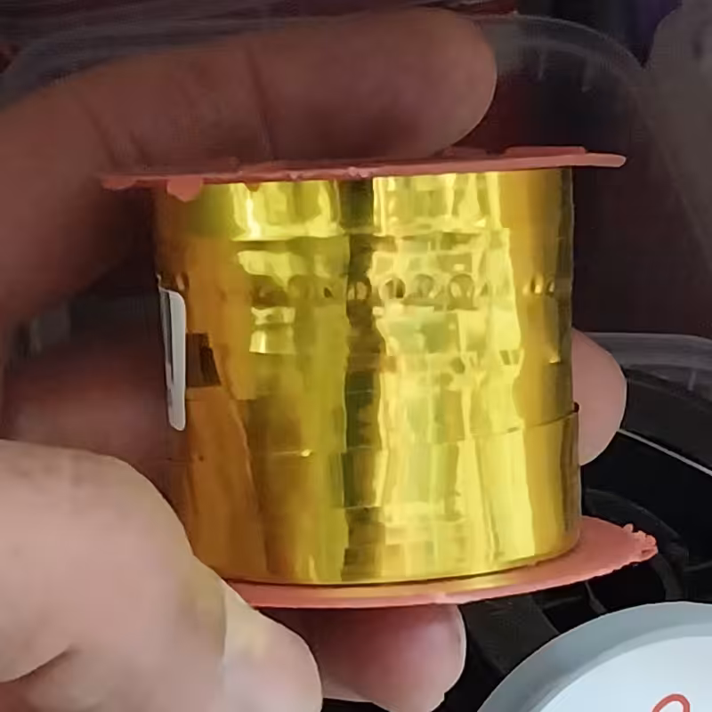 نخ یا ربان بادکنک طلایی 50 یارد