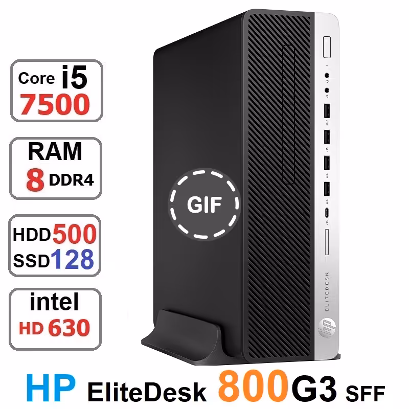 مینی کیس HP EliteDesk 800 G3 SFF Core i5-7500 رم8