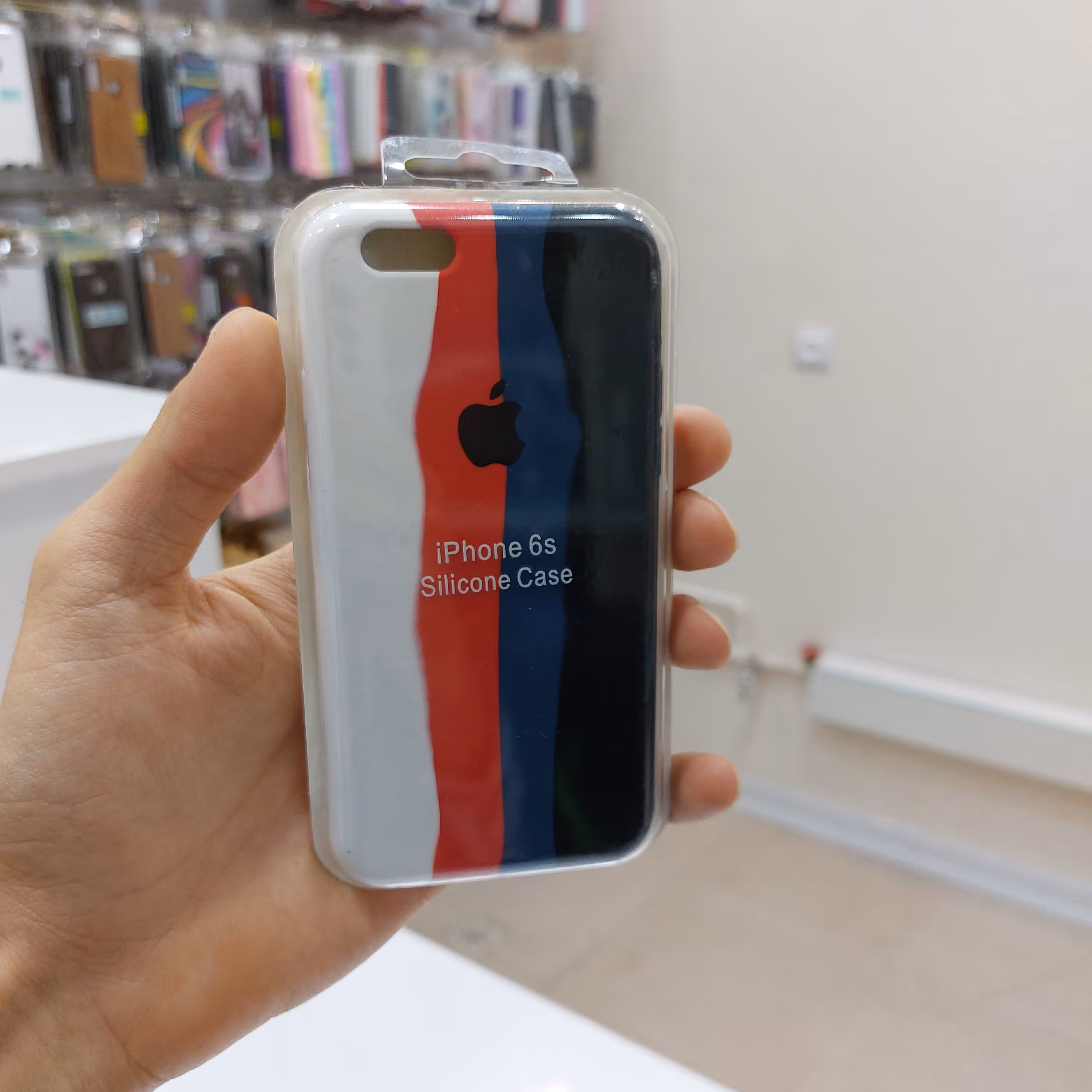 گارد و قاب سیلیکونی آبرنگی اورجینال پاک کنی طرح شماره 3 مناسب برای گوشی آیفون 6/6s