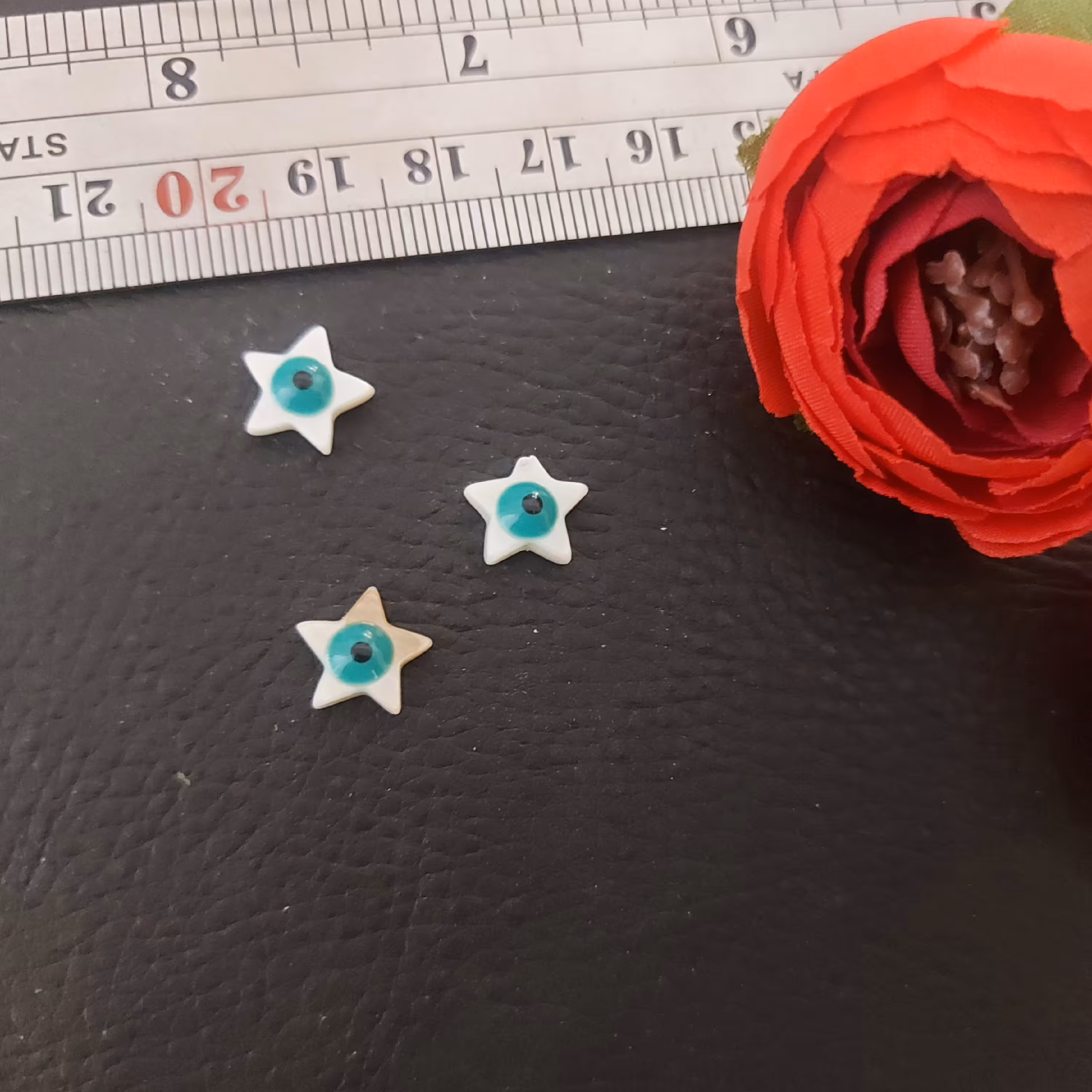 چشم نظر ستاره طبیعی یک سانتی تک عددی