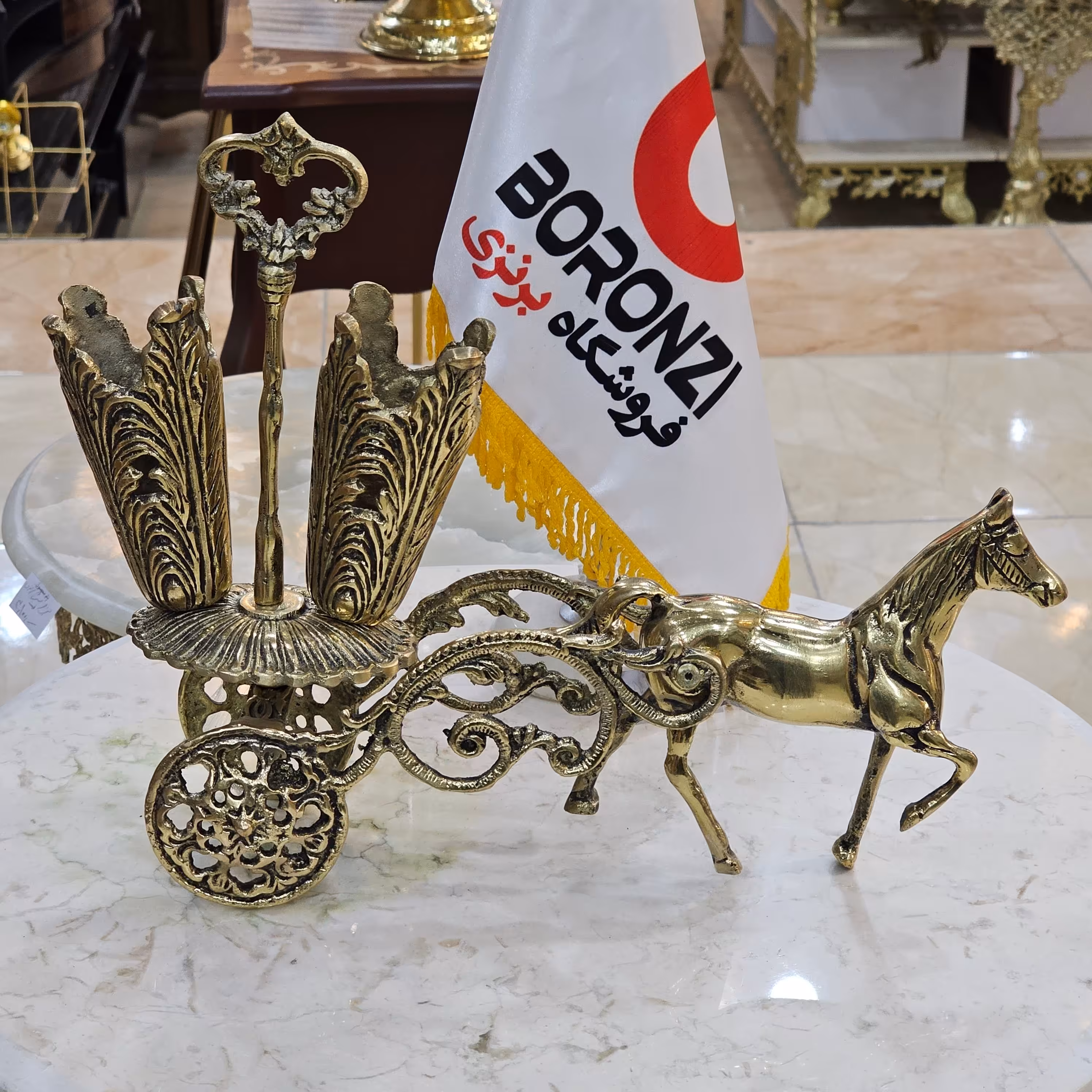 جاکاردی کالسکه برنزی 