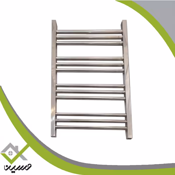 حوله خشک کن رومینا استیل کروم 80 سانتی (هزینه ارسال پس کرایه است)