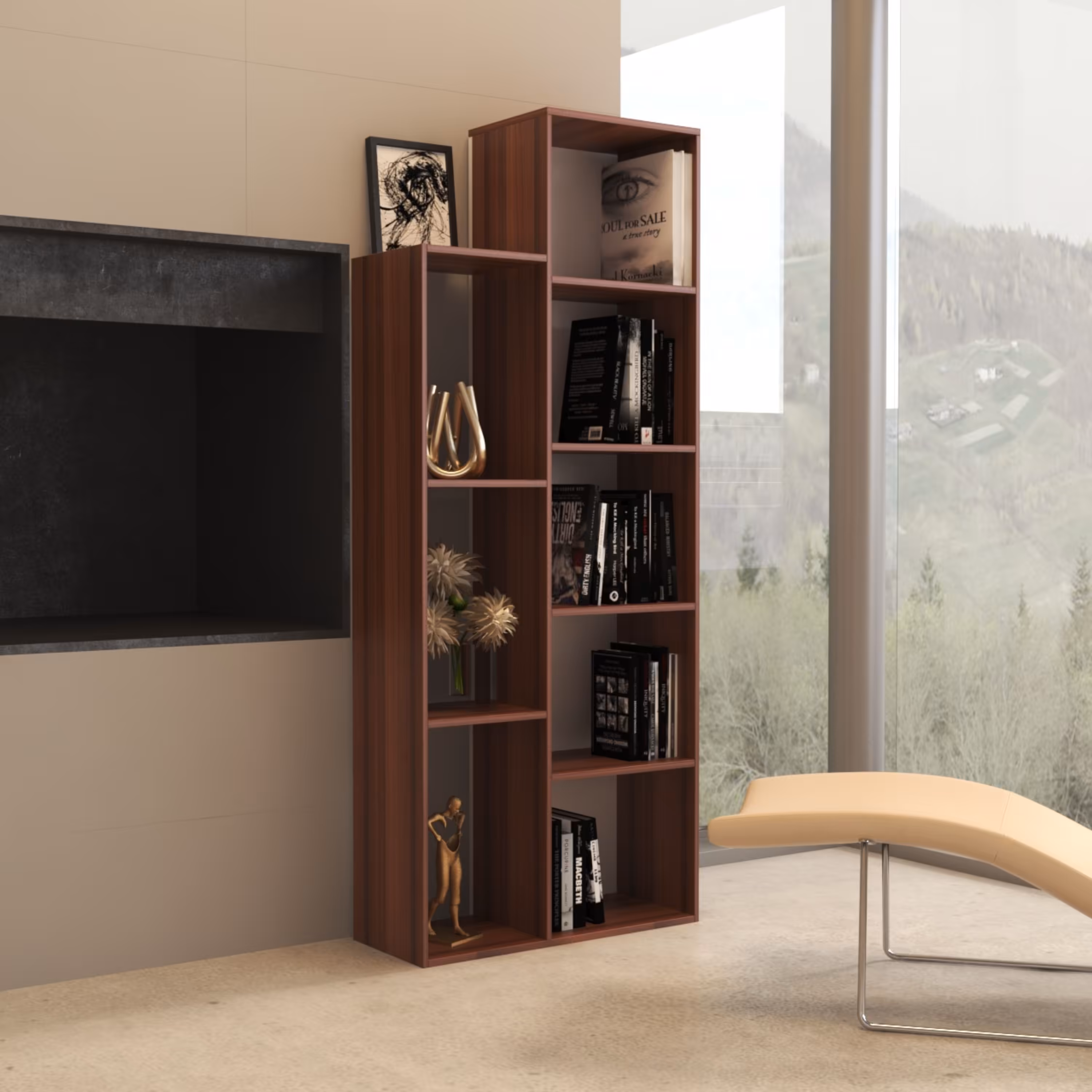 کتابخانه اعیان مدل FH292(ارسال با باربری.هزینه ارسال پس کرایه)