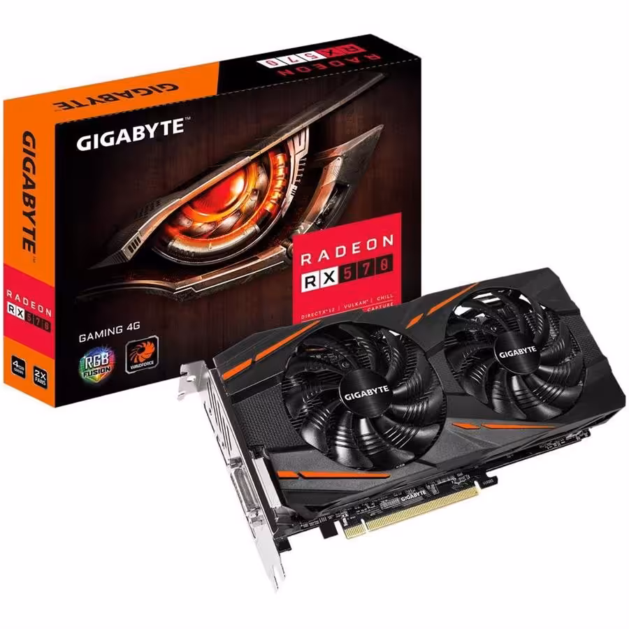 کارت گرافیک گیگابایت مدل آر ایکس 570 گیمینگ با ظرفیت 4 گیگابایت