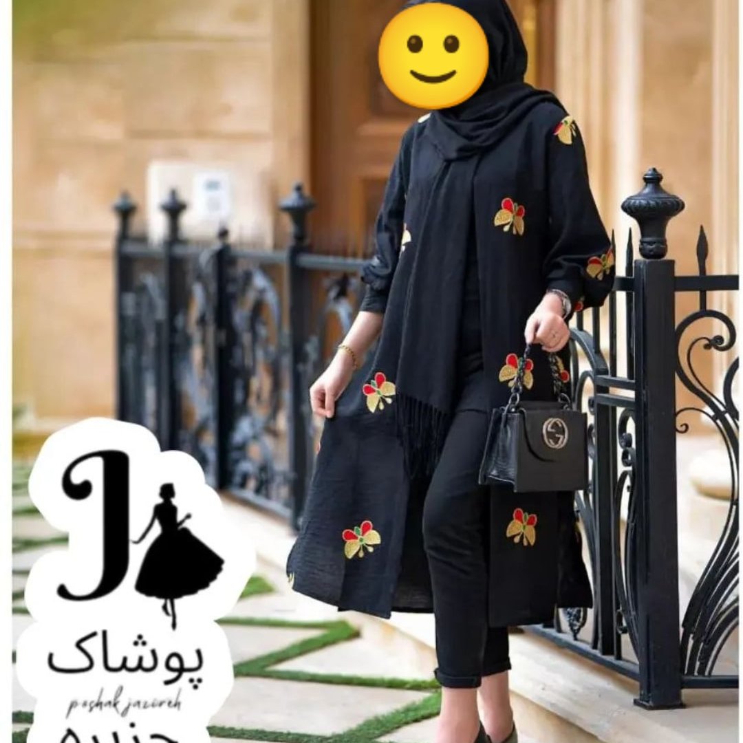 مانتو جلو باز مجلسیخامه دوزی شیک