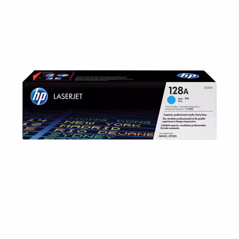 کارتریج تونر لیزری آبی اچ پی مدل 128A