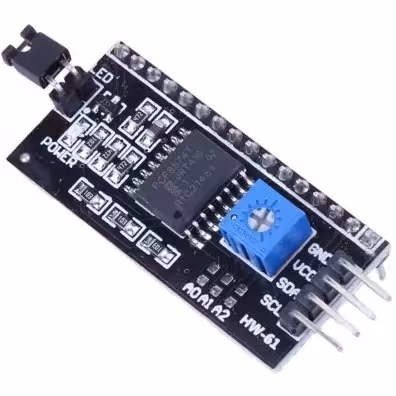 ماژول درایور LCD کاراکتری 1602 دارای ارتباط I2C | amazonchi