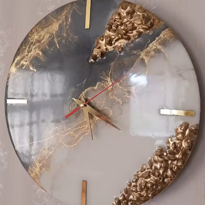 ساعت دیواری رزینی خاص و ماندگار