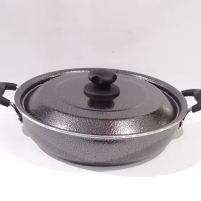 تابه دو دسته در دار تفلون عروس با کیفیت عالی و پوشش داخلی گرانیت سایز 30