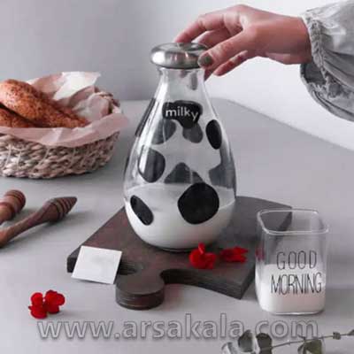 بطری شیر درب دار Lucky