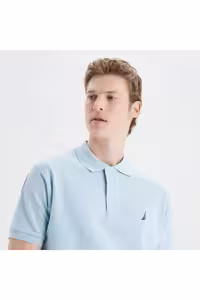 تی شرت یقه پولو آبی مردانه تيشرت يقه آستين كوتاه مدل Nautica