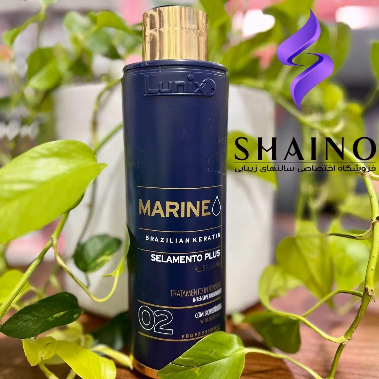 کراتین لونیکس مناسب انواع مو با شاین فوق العاده و صافی بالا