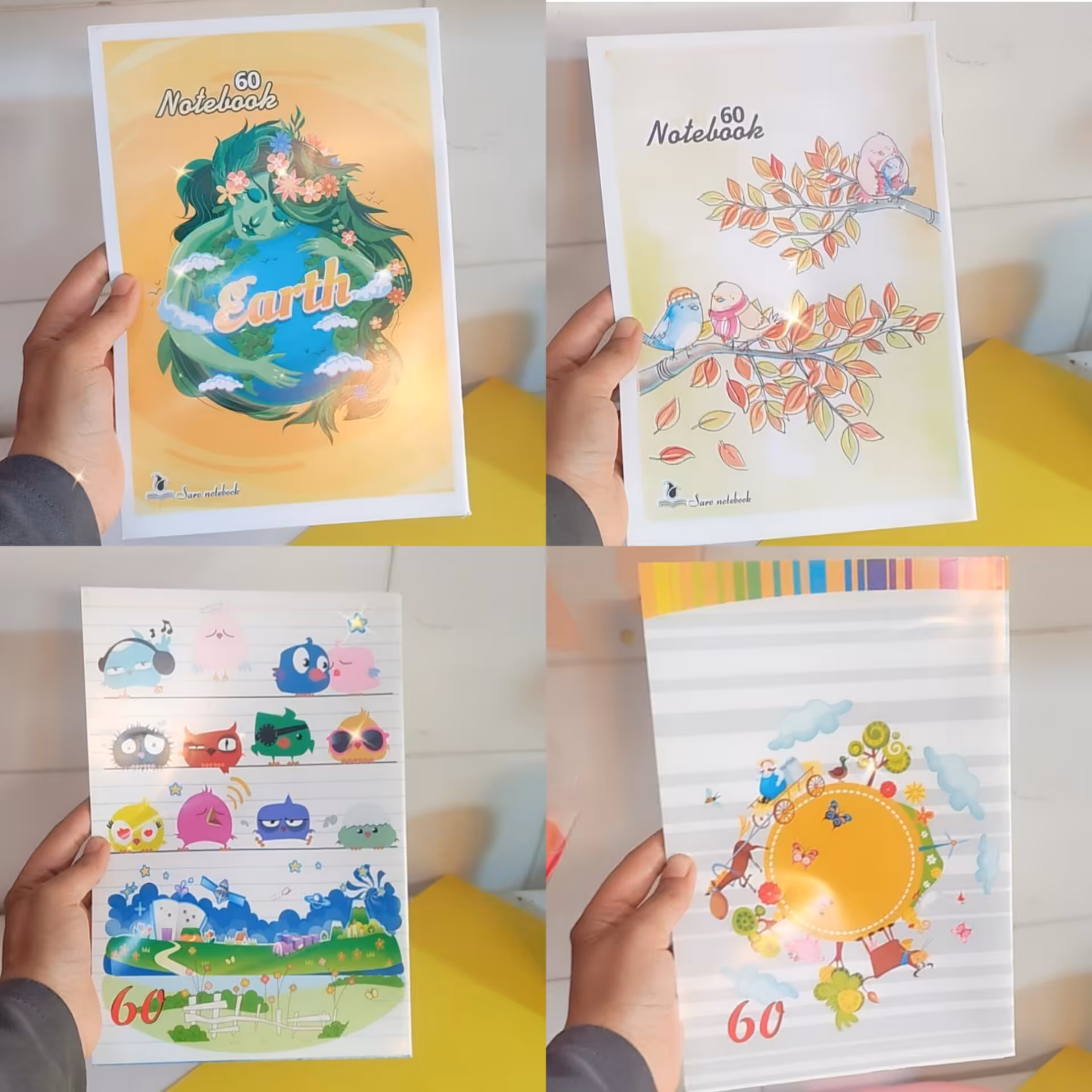 دفتر 60 برگ خط دار