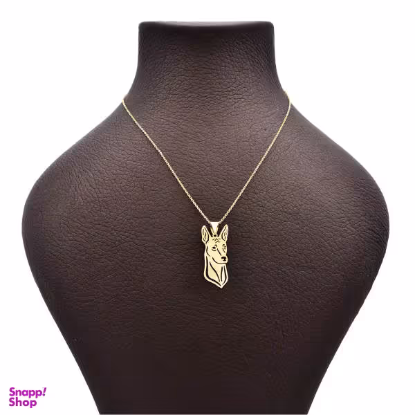 گردنبند طلا 18 عیار زنانه سانا گالری طرح سگ کد 616D3063