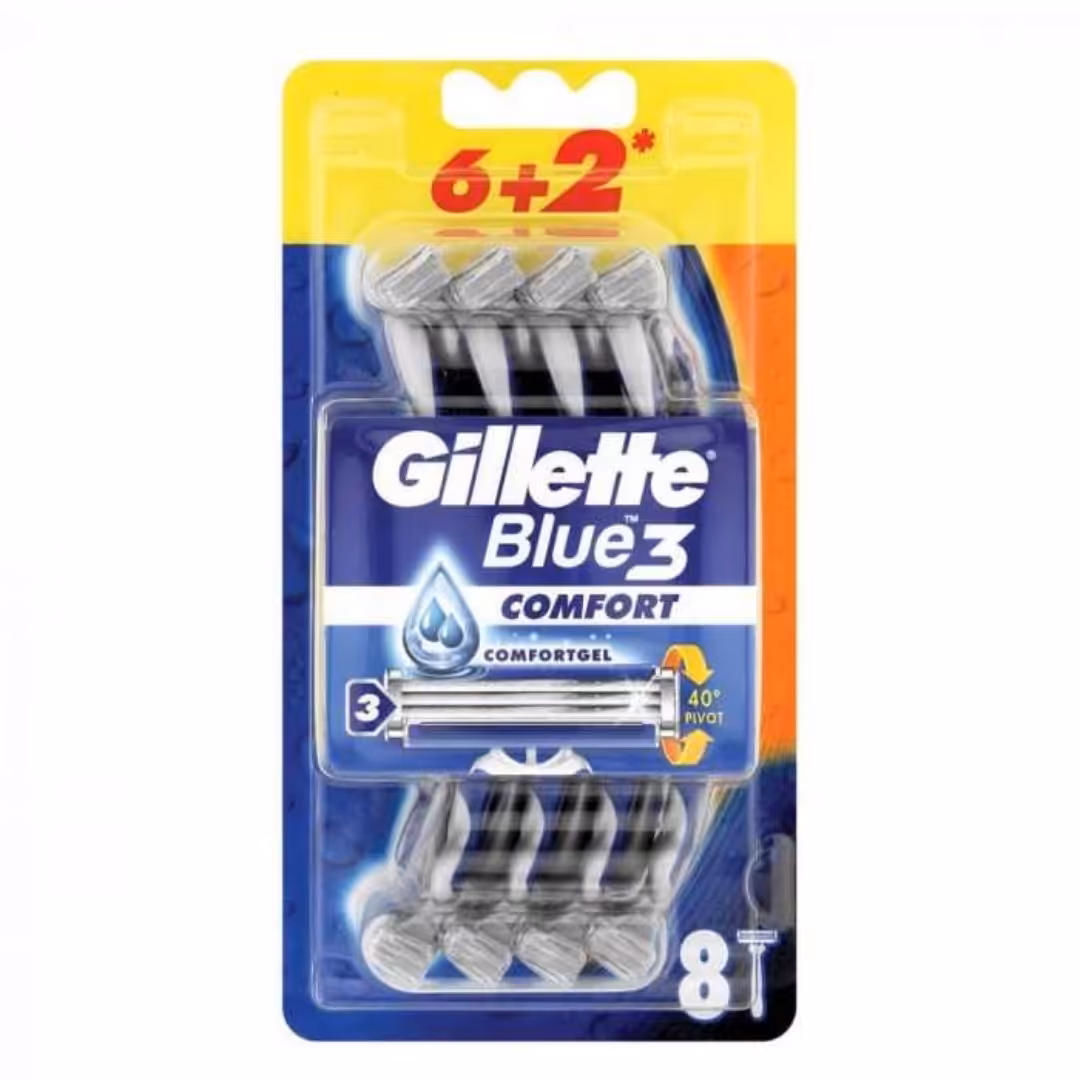 خودتراش ژیلت مدل بلوتری پک8عددی