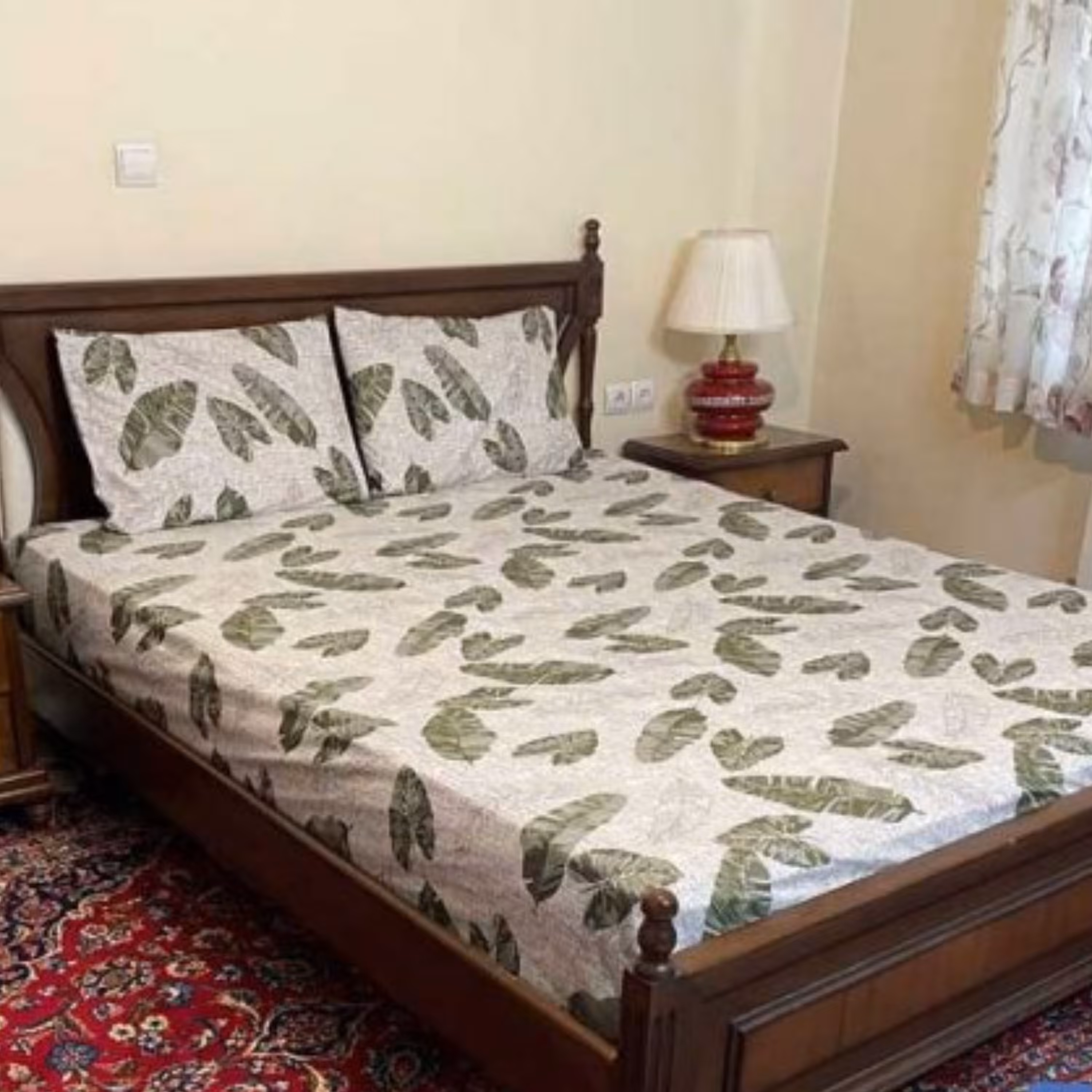 روتختی کشدار دونفره عرض 160 طرح ترک مدل سوسن (روشن)