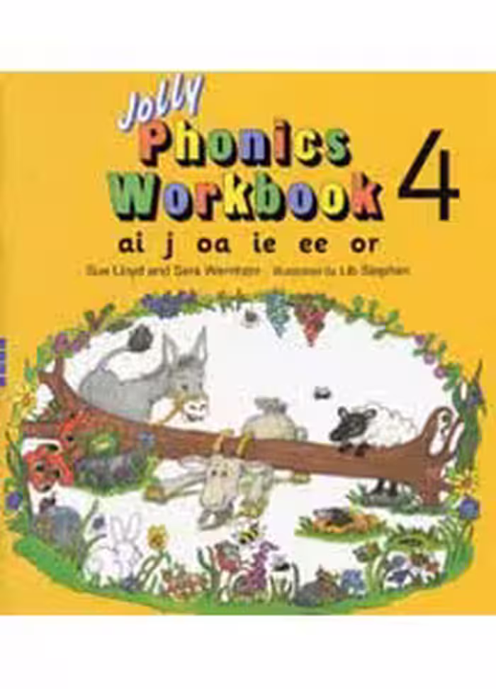 کتاب jolly phonics 4 workbook