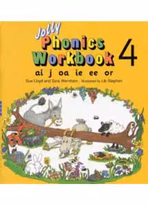 کتاب jolly phonics 4 workbook