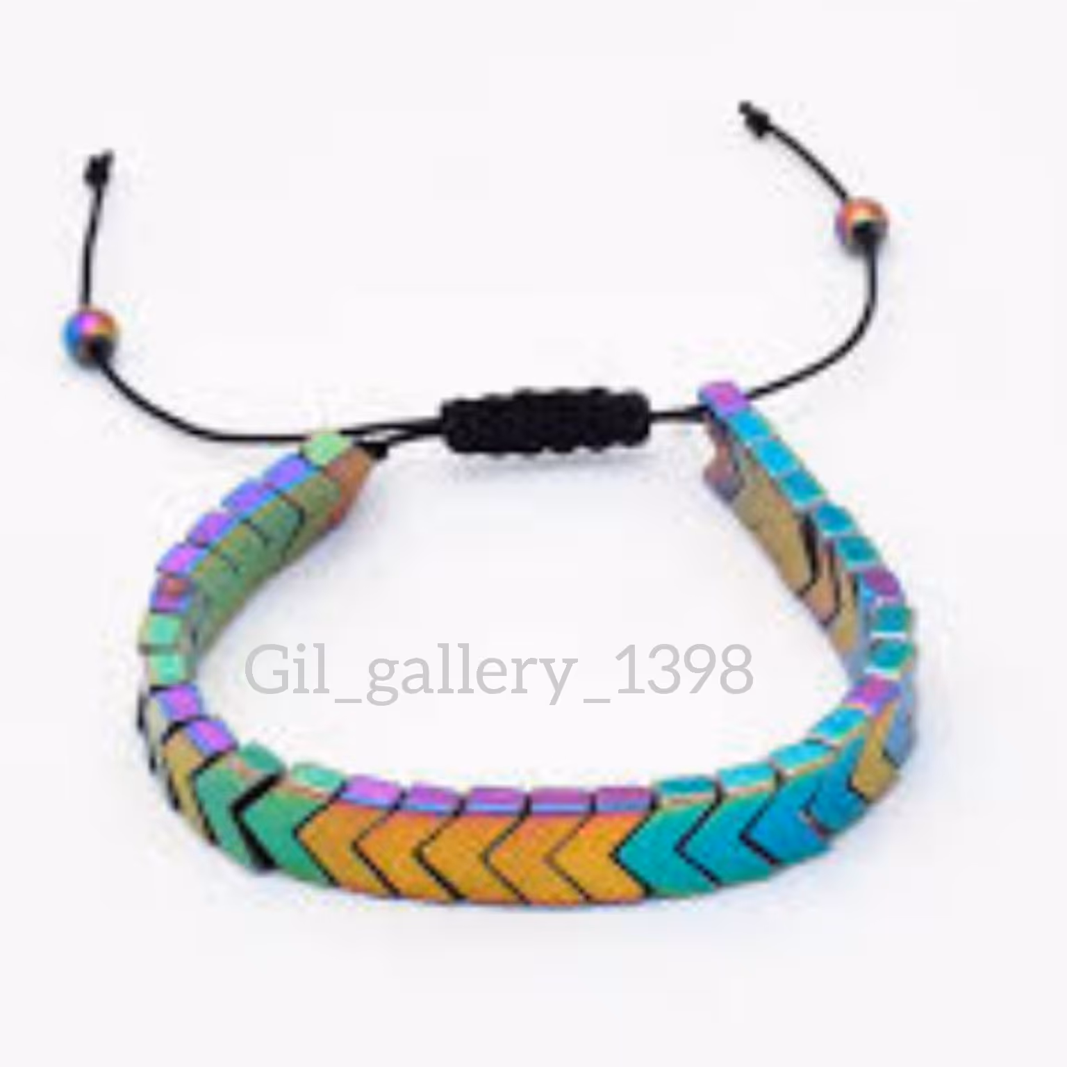 دستبند سنگ حدید فلش هولوگرامی ارسال رایگان