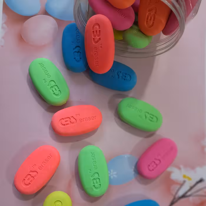 پاک کن طرح صابونی در رنگ بندی مختلف لوازم پک 10 عددی  التحریر الزهرا