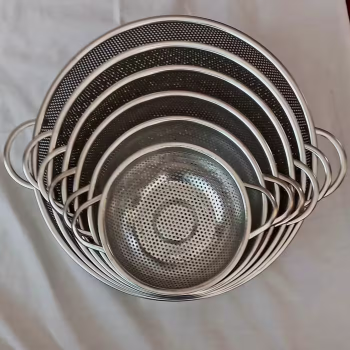 سرویس آبکش استیل 6 پارچه 