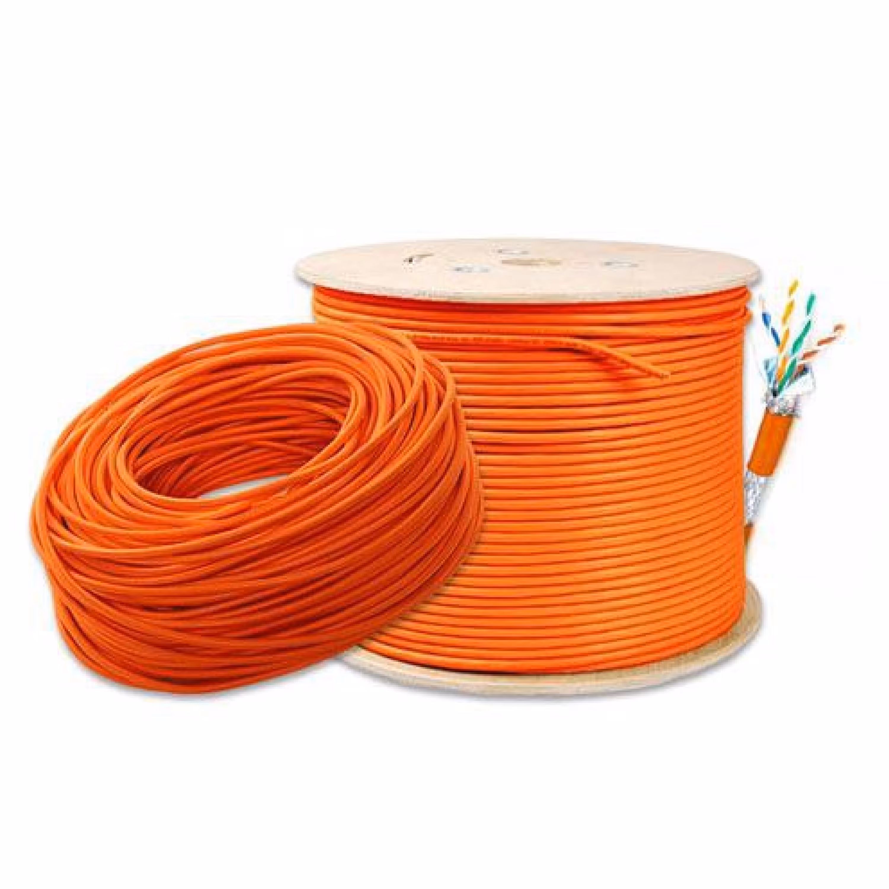 کابل شبکه نگزنس cat6 sftp جنس مغزی تمام مس  تست چنل ( فلوک ) 