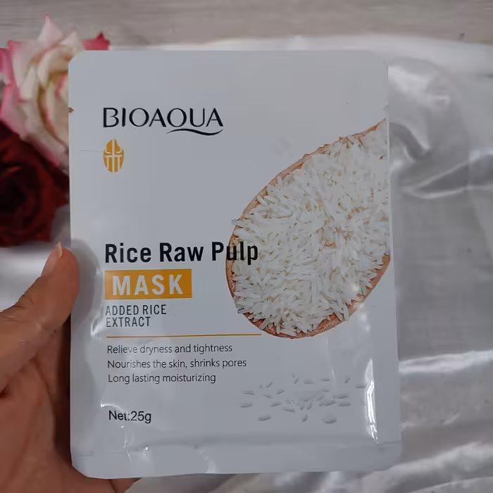 ماسک ورقه ای صورت برنج بیوآکوا
