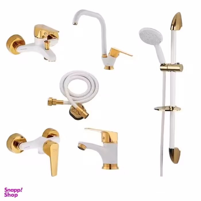 ست شیرآلات فاخته مدل مارگارت کد ST2 KH مجموعه 6 عددی