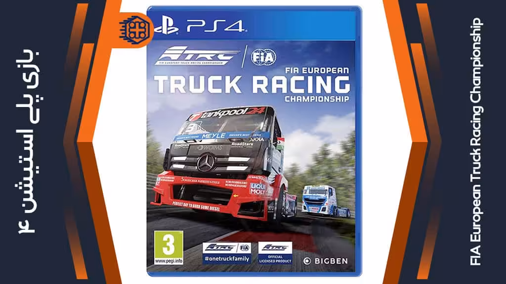 دیسک بازی FIA European Truck Racing Championship – مخصوص PS4