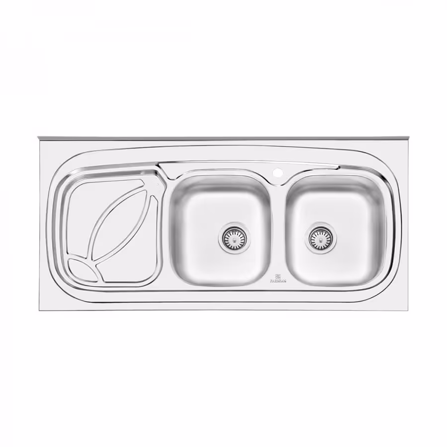 سینک نیمه فانتزی روکار پرنیان استیل مدل  PS 2102