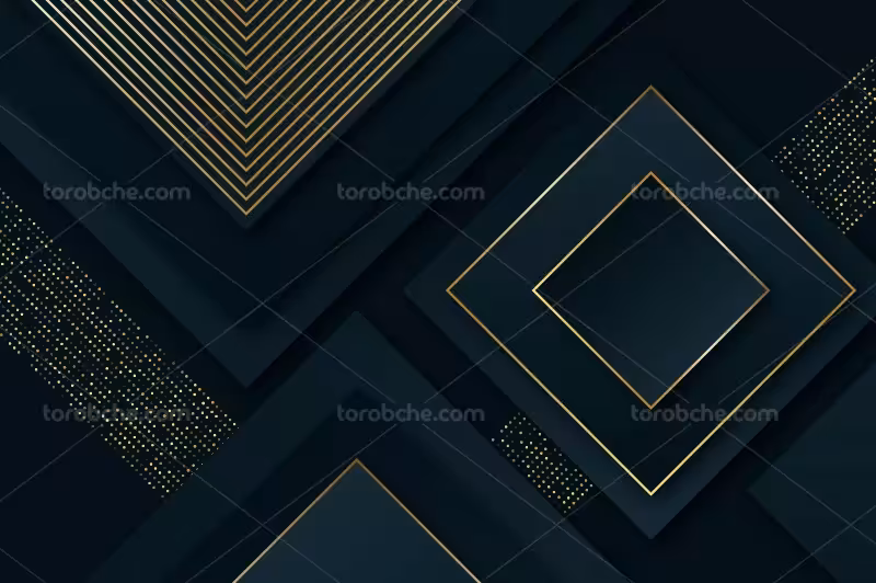 وکتور بک گراند لاکچری مشکی طلایی | گرافیک با طعم تربچه