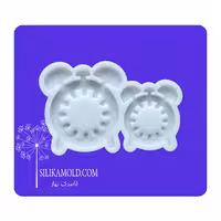 قالب سیلیکونی رزین مدل ساعت رومیزی طرح آکواریومی کد C-ak2