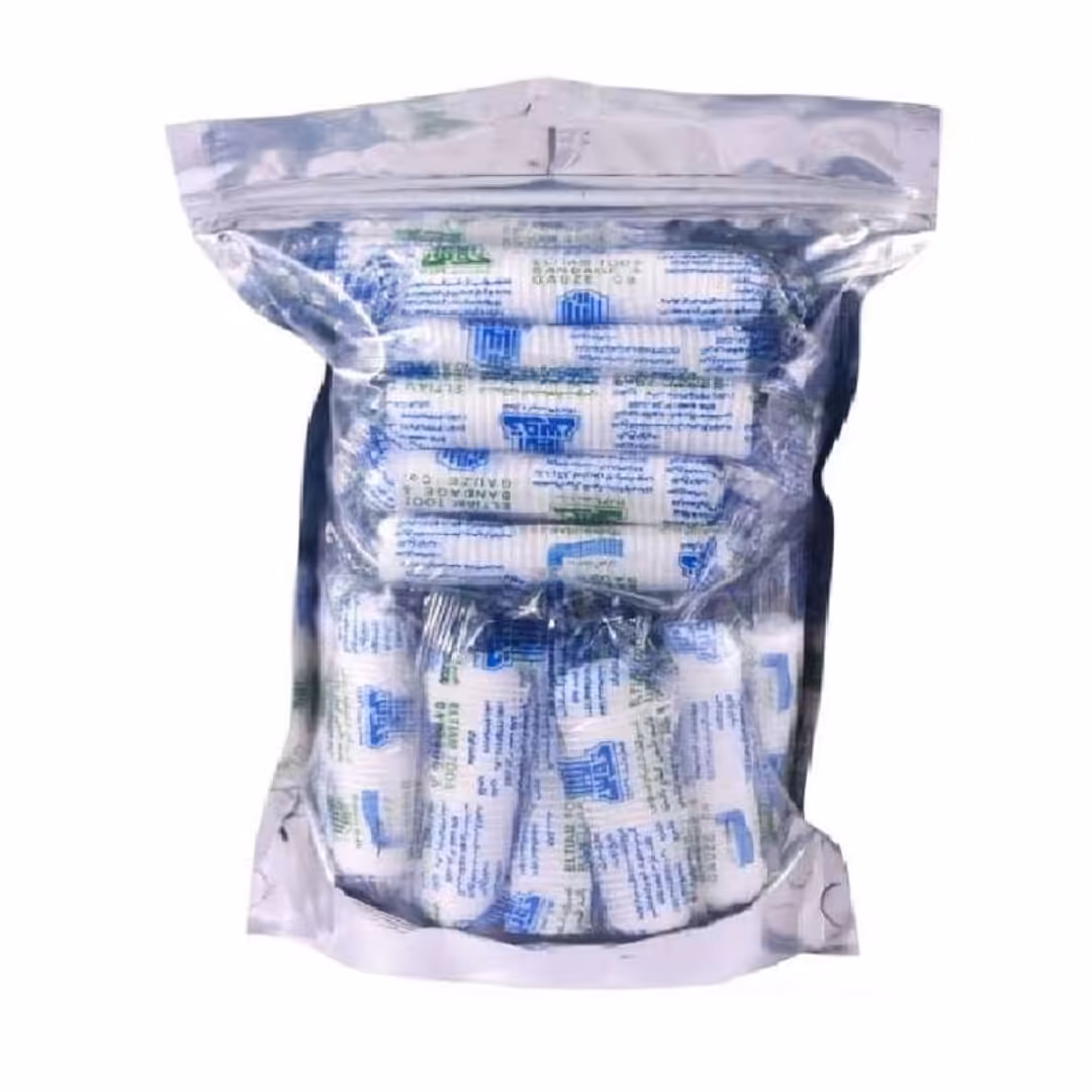 بسته 30 عددی باندپانسمان کناربافت التیام عرض باندها 10 سانتیمتر و طول باندها 180 سانتی متر