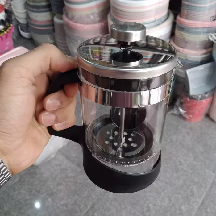 فرنچ پرس 650میلی لیتر خارجی درب استیل