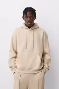 سویشرت چند رنگ مردانه پیراهن و شلوار بزرگ اورجینال Bershka