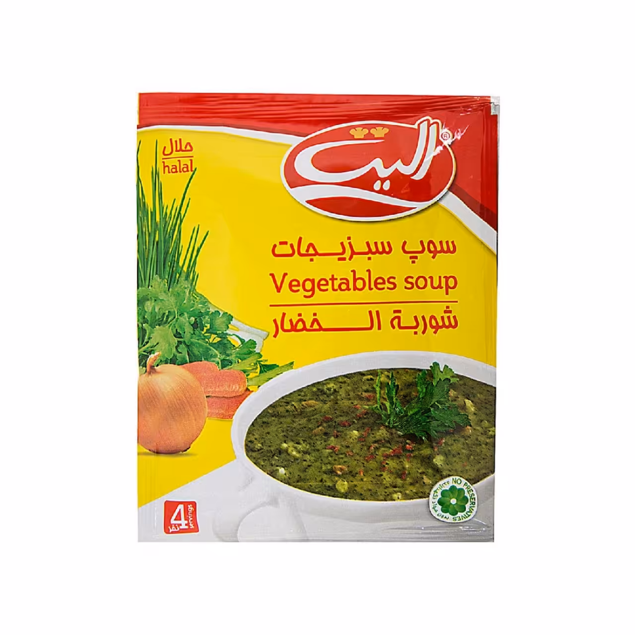 سوپ سبزیجات آماده الیت 68 گرمی