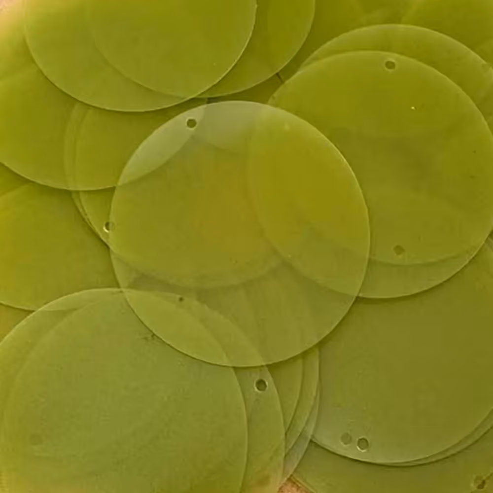 خرید پولک سکه ای 35 میل سبز روشن بسته 25 گرمی