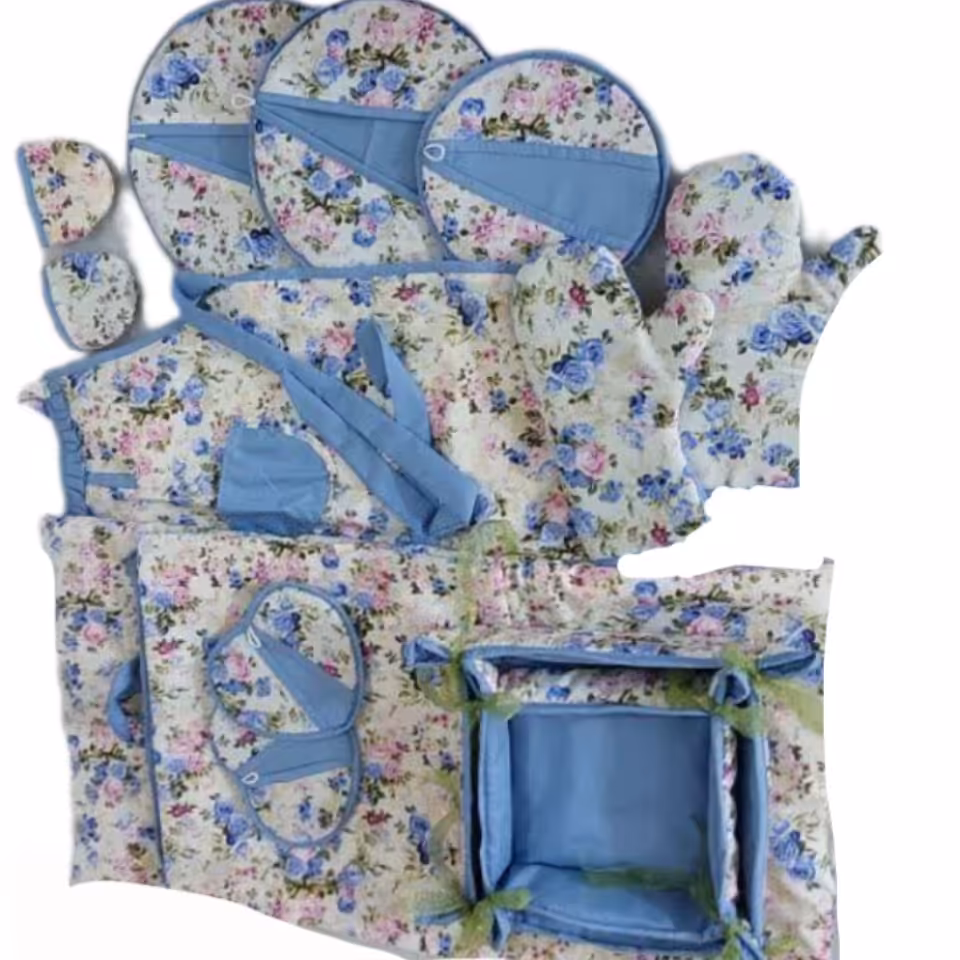 سرویس اشپزخانه در رنگ های آبی 13پارچه