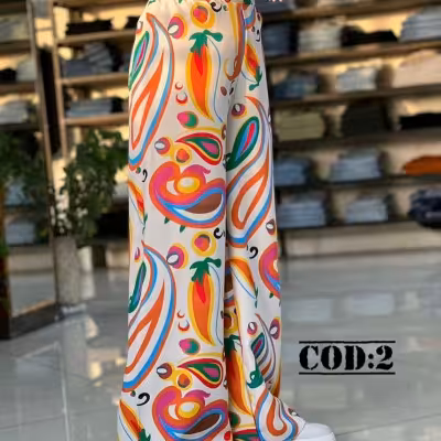 شلوار بگ طرحدار 2023