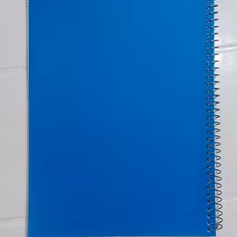 دفتر 80 برگ تک خط فنری جلد طلقی رنگی یاس بهشت آساناپخش