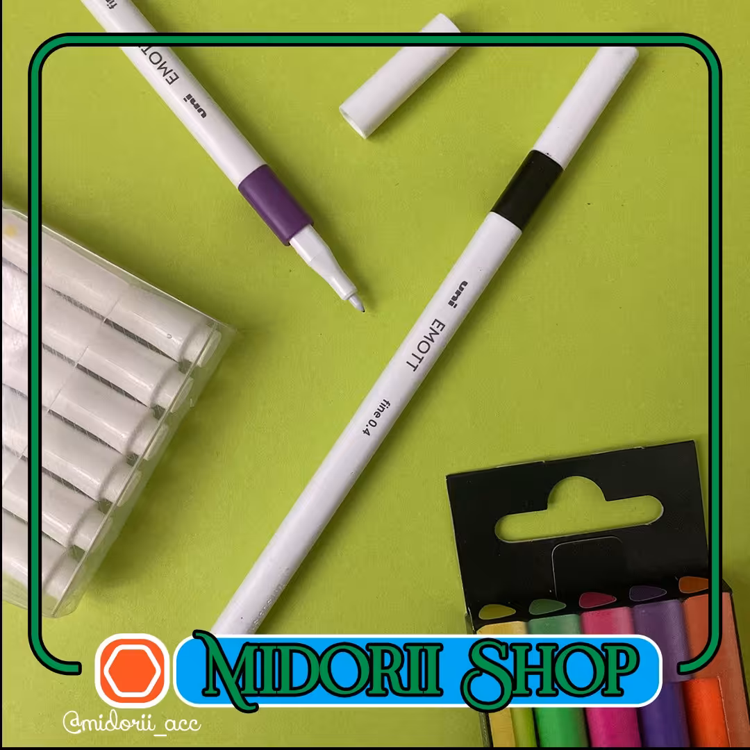 روان نویس یونی بال ایموت 0.4 EMOTT مشکی 